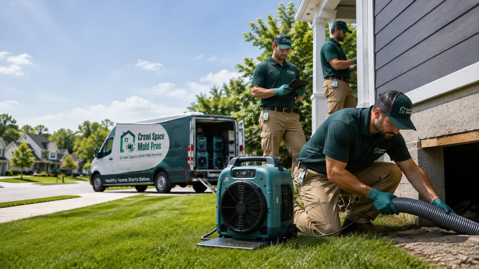 Crawl Space Mold Removal in Andover, CT